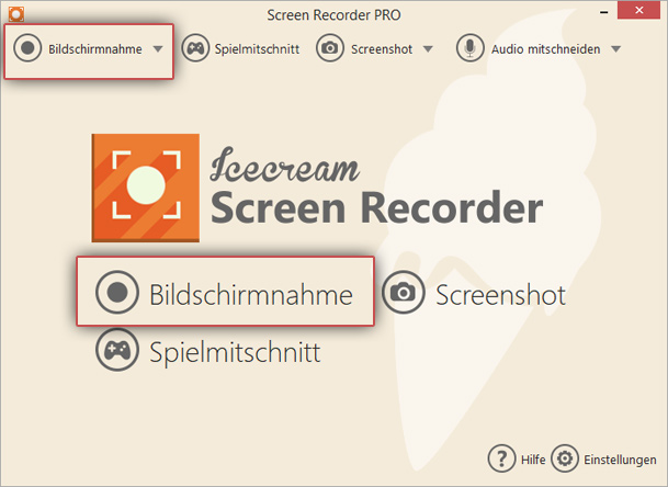 Die Taste Video aufnehmen des Skype-Rekorders Die Taste Video aufnehmen des Skype-Rekorders