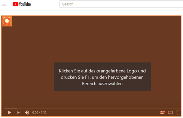 Modus Automatische Bereichsdetektion des Icecream Screen Recorders Modus Automatische Bereichsdetektion des Icecream Screen Recorders