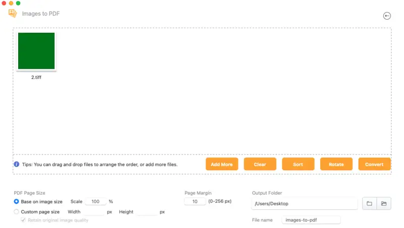 [TIFF 画像から PDF への変換 TIFF 画像から PDF への変換